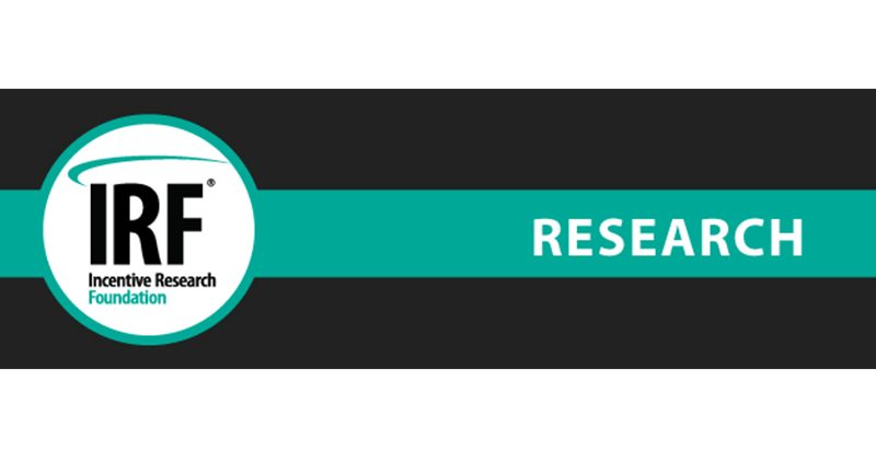 Banner with Incentive Research Foundation logo and the Word "Research" on a green ribbon.